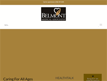 Tablet Screenshot of belmont-medical.com